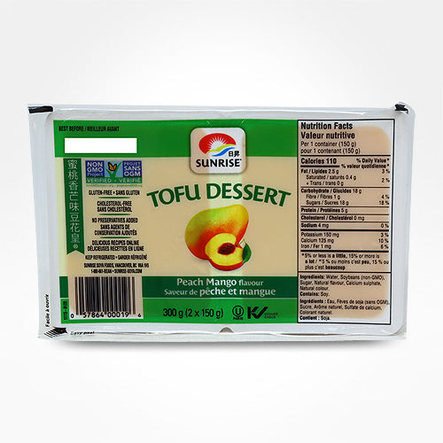 SUNRISE PEACH-MANGO DESSERT TOFU 300G