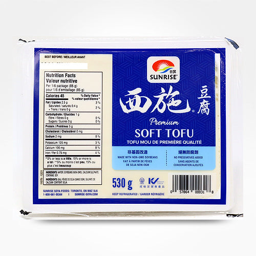 SUNRISE PREMIUM SOFT TOFU 530G