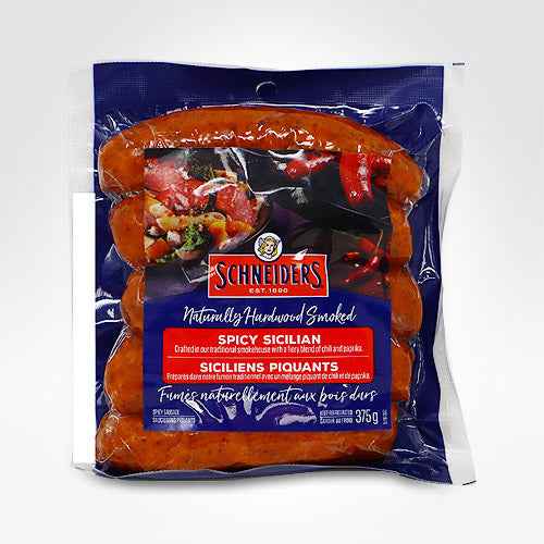 SCHNEIDERS SPICY SMOKED SAUSAGE 375G