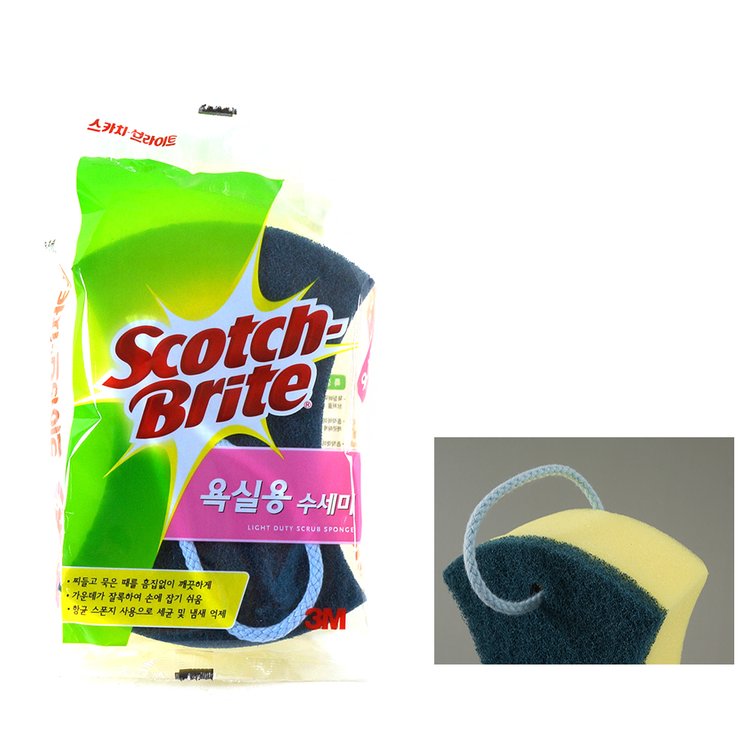 Lustar Bath Cleaner 욕실용 수세미 1pc