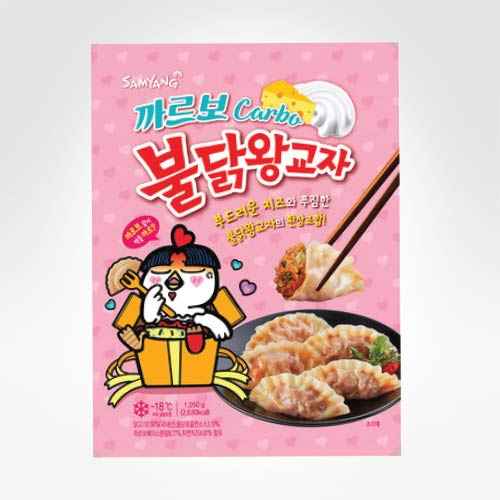 SAMYANG SPICY CHICKEN FLAVORED DUMPLING CARBONARA 700G