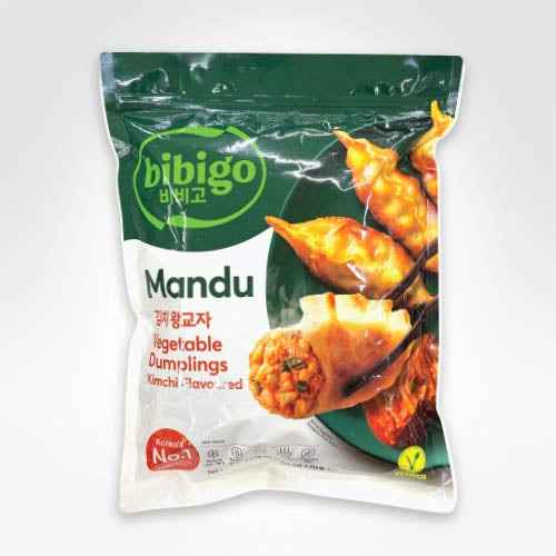 CJ BIBIGO VEGETABLE DUMPLINGS KIMCHI FLAVOURED 770G