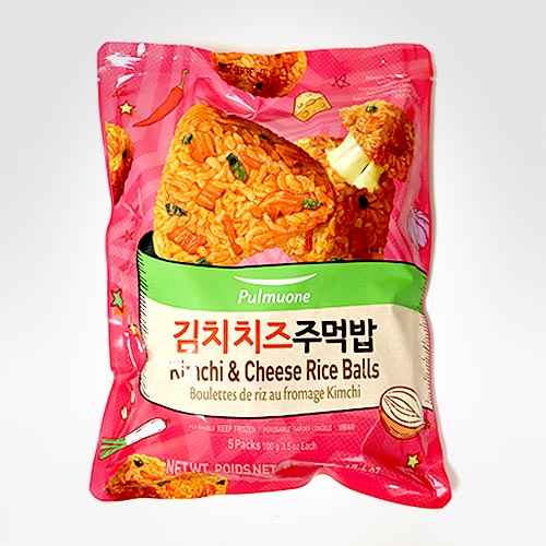 PULMUONE KIMCHI CHEESE RICE BALLS 500g