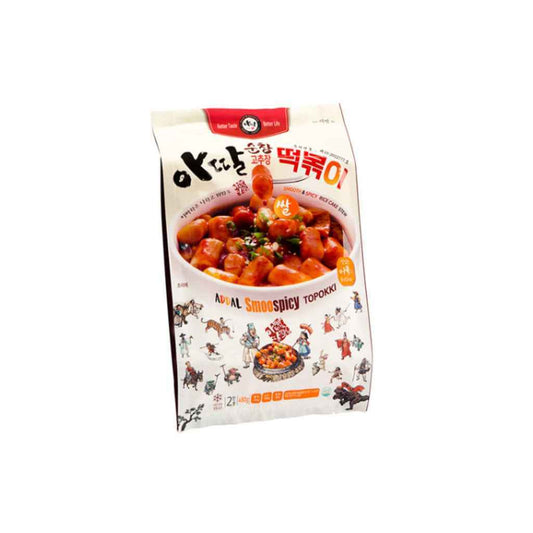 TTEOKBOKKI WITH SAUCE(TOMATO&RED PEPPER PASTE FLAVORED) 500g