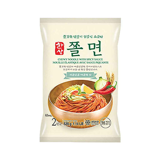 Hansang Chewing Noodle With Spicy (For 2) 520g
