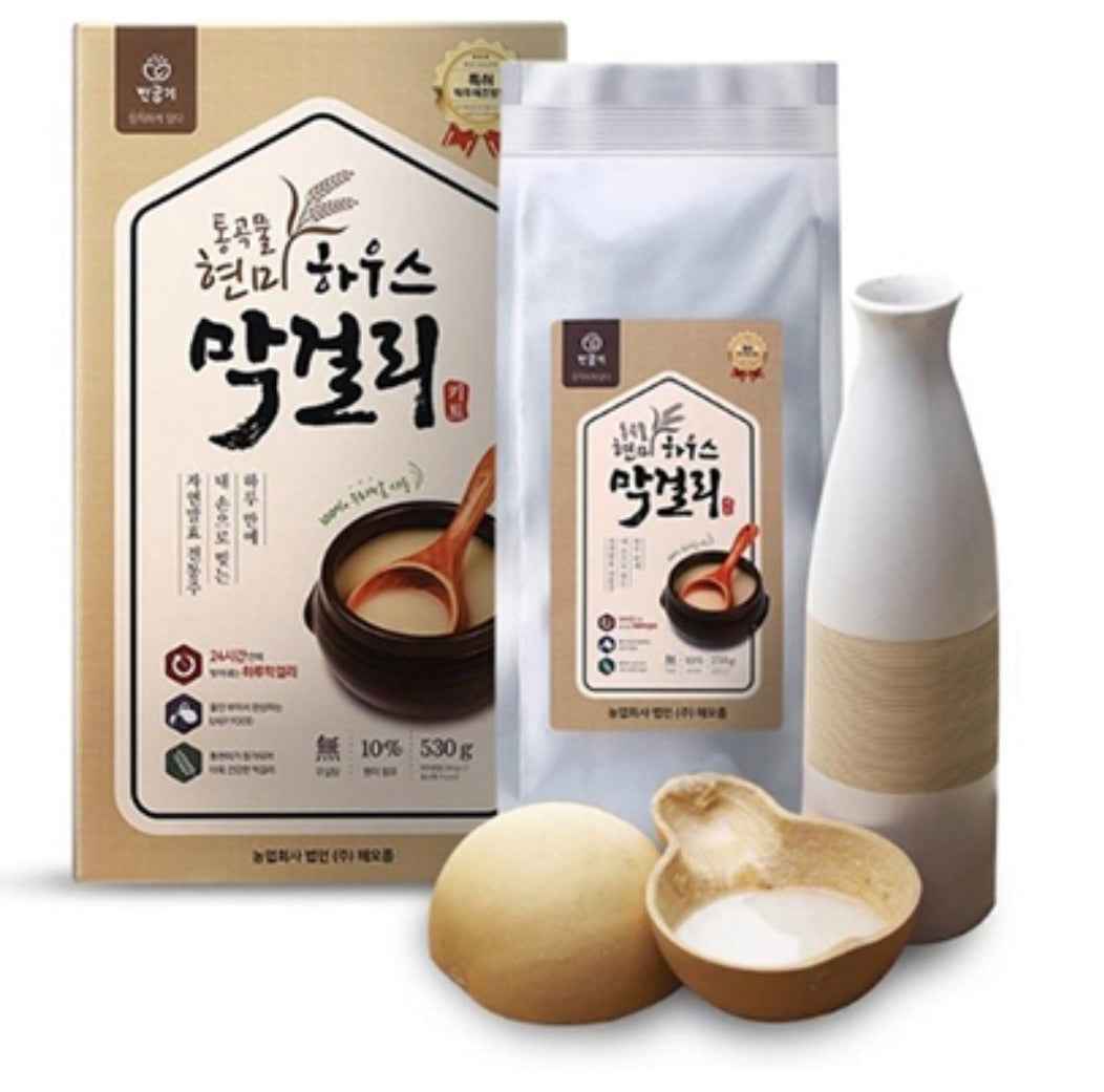 Whole Grain Brown Rice House Makgeolli Kit 530g