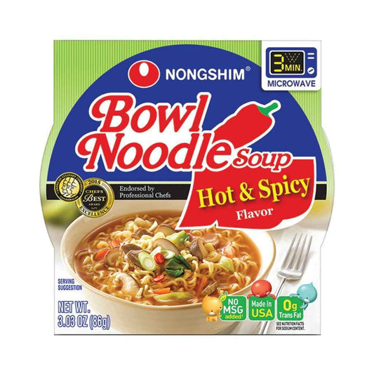 Nongshim Bowl Noodle Hot&Spicy 86g