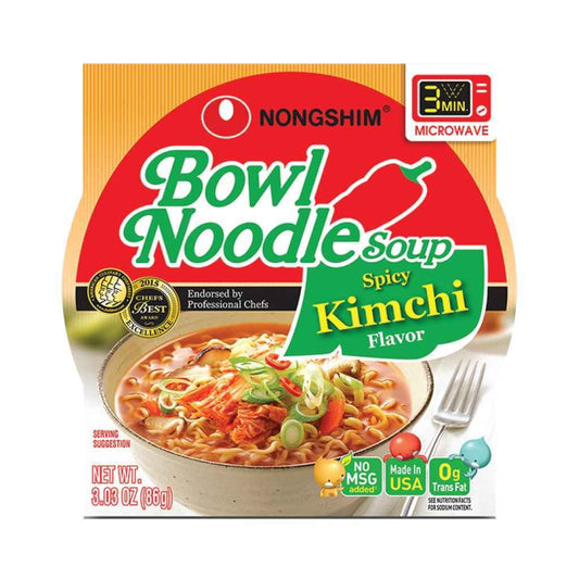 Nongshim Bowl Noodle Kimchi 86g