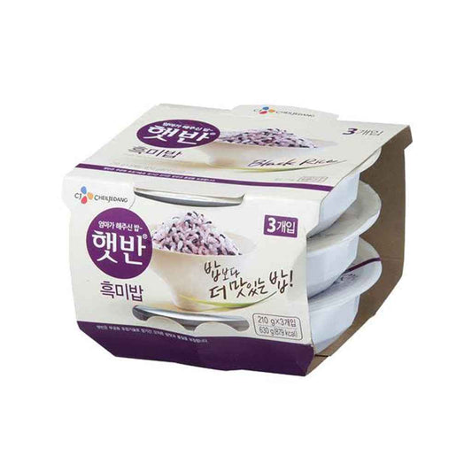 COOKED RICE WITH BLACK RICE BUNDLE 3EA 210g