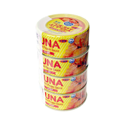 Dongwon Light Tuna With Red Pepper (4 Bundle) 4EA 150g
