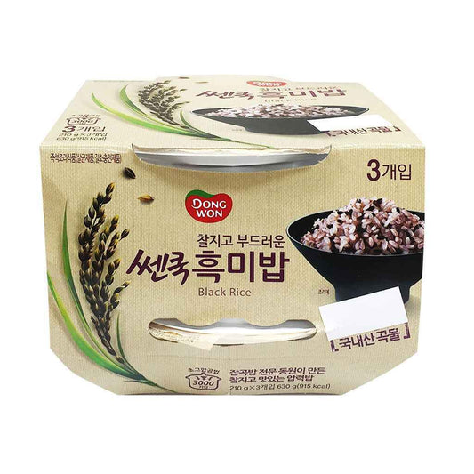 Dongwon Cooked Black Rice (3Pcs) 3EA 210g