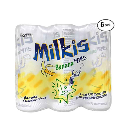 Lotte Milkis(Banana) 6EA 250ml
