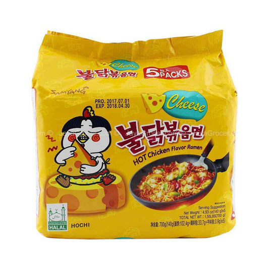 Samyang Cheese Hot Chicken Ramen(Multi) 5EA 140g