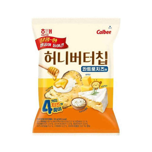 HONEY BUTTER CHIPS QUATTRO CHEESE FLAVOUR 96g