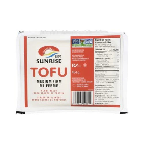 SUNRISE Medium Firm Tofu 부침 두부 454g
