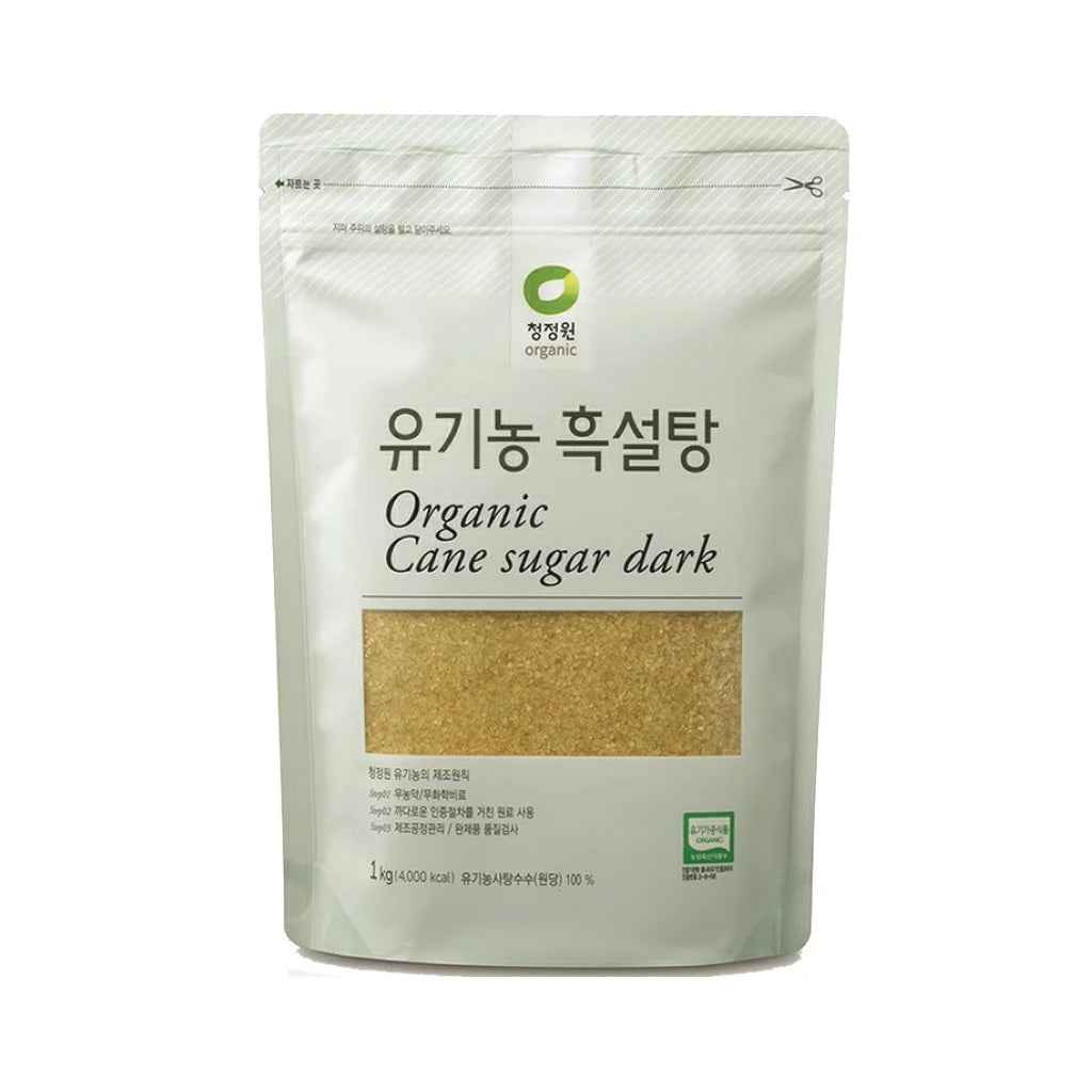 Chungjungone Organic Cane Sugar Dark 1Kg - Charm Market