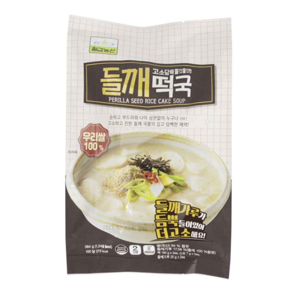CS)Perilla Seed Rice Cake Soup 384G - Charm Market