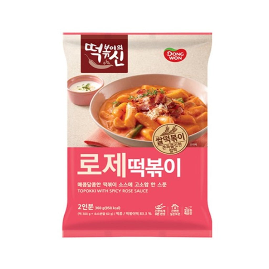 TOPOKKI WITH SPICY ROSE SAUCE 360G - Charm Market