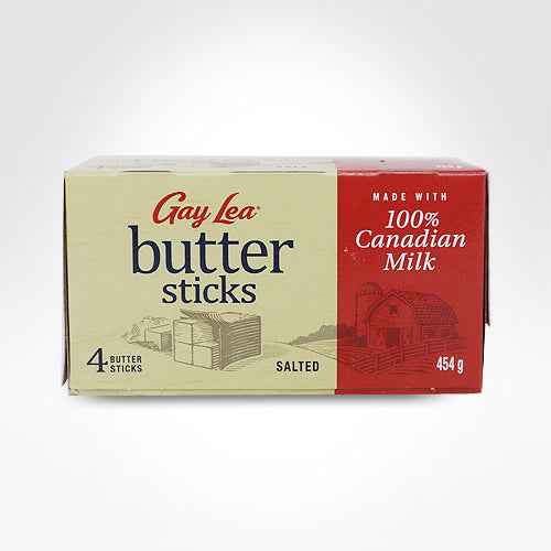 GAY LEA SALTED BUTTER STICKS 454G