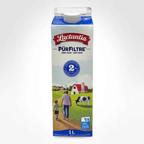 LACTANTIA PURFILTER 2% MILK 1000ML