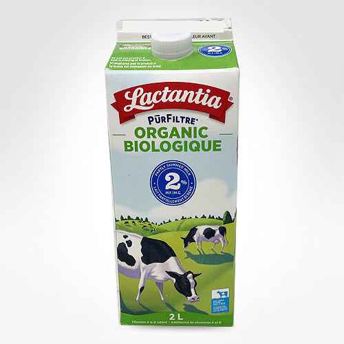 LACTANTIA PURFILTRE ORG 2% MILK 2000ML