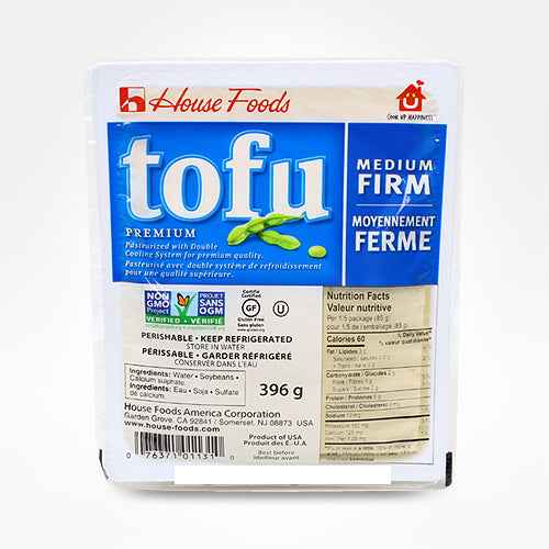 HOUSE FOODS MEDIUM FIRM TOFU 396G