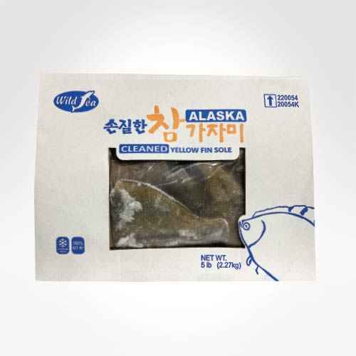 WILD SEA FROZEN YELLOW FIN SOLE 2.27KG