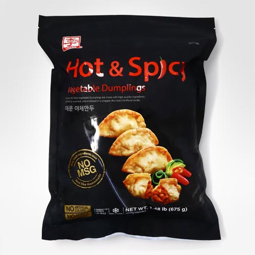 YISSINE HOT & SPICY VEGETABLE DUMPLING NO MSG 675G