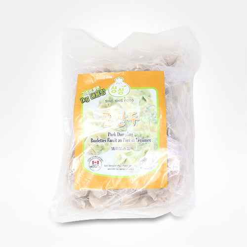 SINGSING HAND MADE PORK DUMPLING 1KG