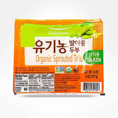 PMO SPROUTED ORGANIC TOFU-SILKEN 397G