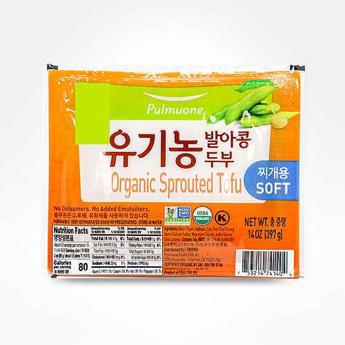 PULMUONE SPROUTED ORGANIC SOFT TOFU 397G