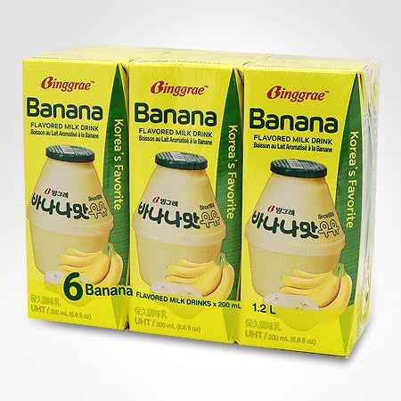 BINGGRAE BANANA FLAVORED MILK 200ML*6