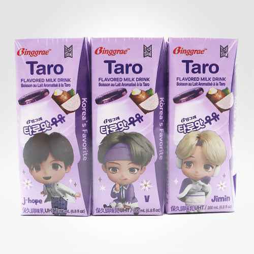 BINGGRAE TARO FLAVOURED MILK 200ML*6