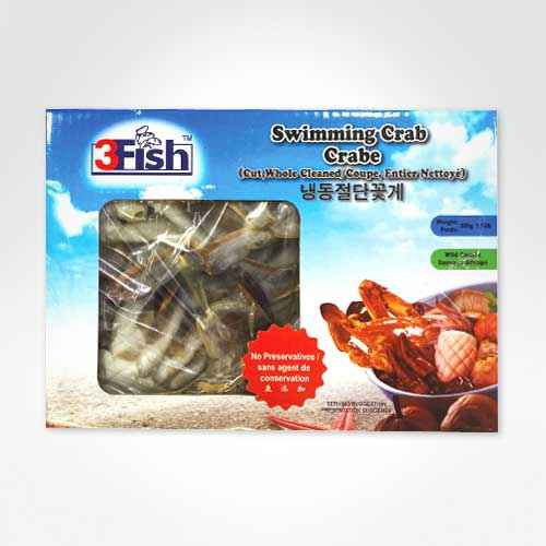 3FISH SWIMMING CRAB (LLL) 1.1LB