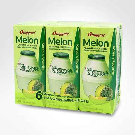 BINGGRAE MELON FLAVOURED MILK 200ML*6