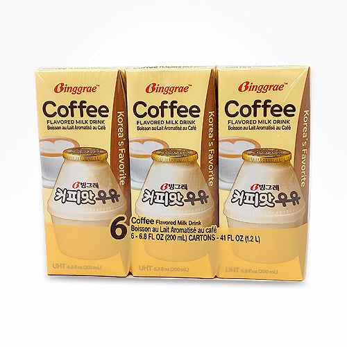 BINGGRAE COFFEE FLAVORED MILK 200ML*6