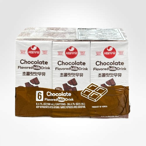 SEOULMILK CHOCOLATE FLAVORED MILK 190ML*6