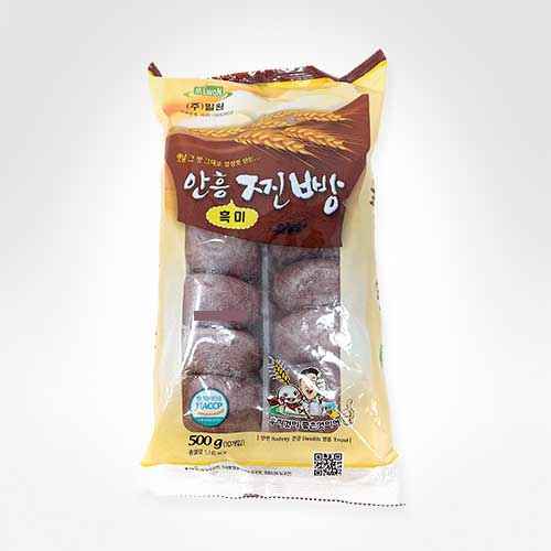 MILWON BLACK RICE STEAMED BUN 500G