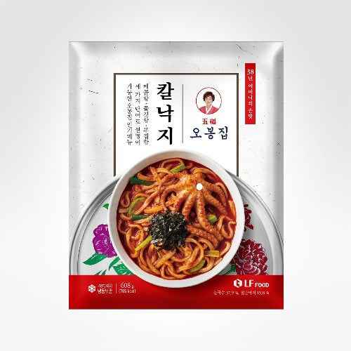 LF SPICY KOREAN NOODLES WITH OCTOPUS 608G