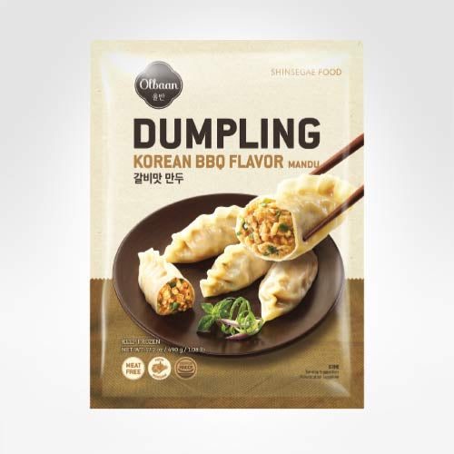 SHINSEGAEFOOD KOREAN BBQ FLAVORED DUMPLING 490G