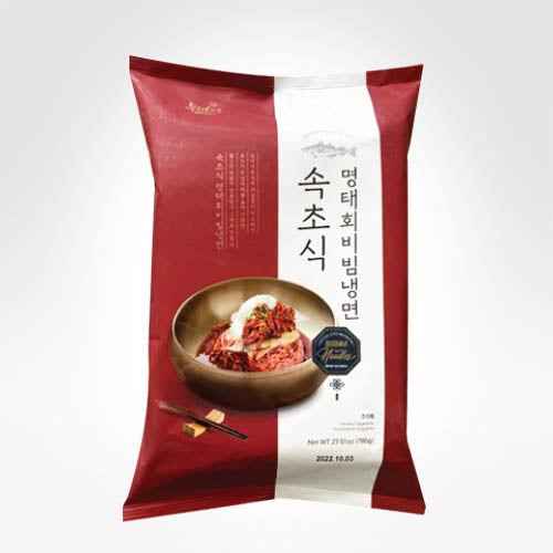 GANGWON SEASONED POLLOCK SPICY COLD NOODLE 720G
