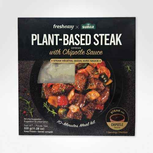 FRESHEASY PLANT BASED STEAK WITH CHIPOLE SAUCE 320G