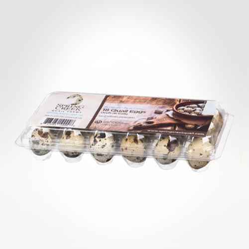 SPRINGCREEK 18 QUAIL EGGS 186G