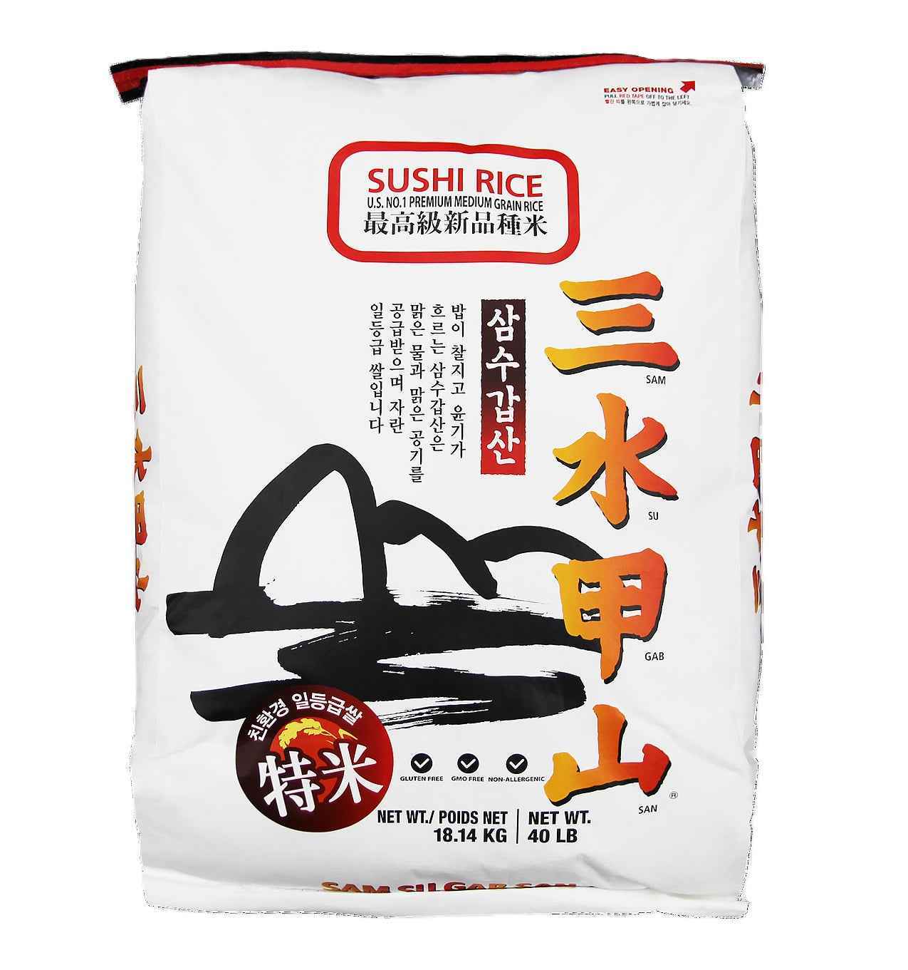 SAM SU GAB SUSHI RICE 40lb