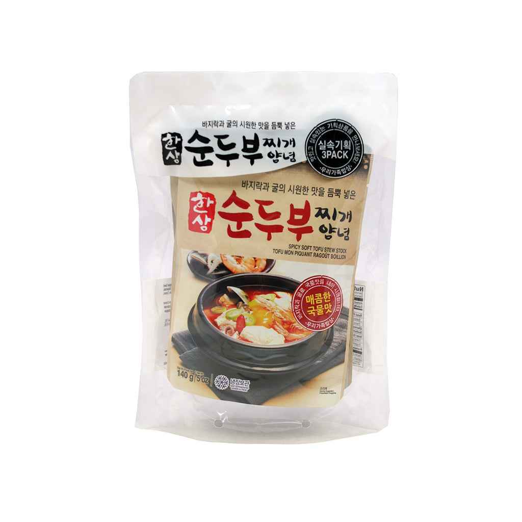 Hansang Seasoned Soft Tofu Stew(Bundle) 3EA 140g