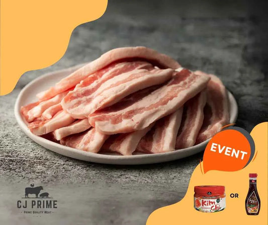 [CJ PRIME] Pork Belly (Sliced) 2lb pack (Copy)