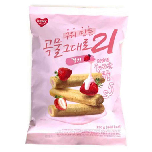 PREMIUM GRAIN CRISPY ROLL STRAWBERRY 150g