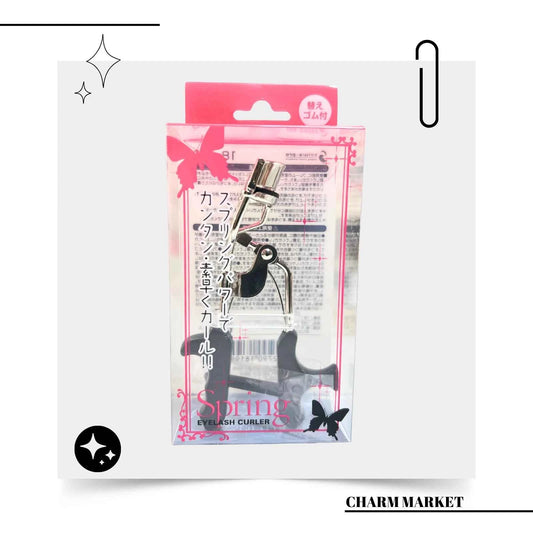 스프링 타입 속눈썹 뷰러 (핑크 박스) Spring Eyelash Curler Pink Box