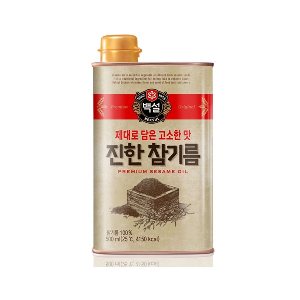 Beksul Premium Sesami Oil (Can) 500ML - Charm Market