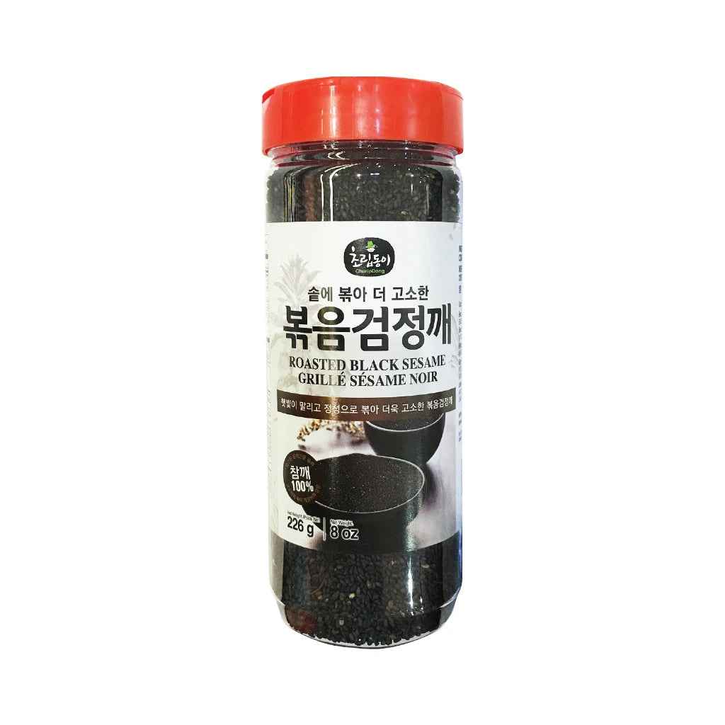 Choripdong Roasted Black Sesame 8Oz(226G) - Charm Market